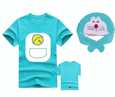 Amazon Co Jp Artrade ドラえもん風tシャツ 着ぐるみ帽子 Amazon Co Jp Artrade ドラえもん風tシャツ 着ぐるみ帽子