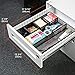 DESIGNA Desk Drawer Organizer Tray, Metal Mesh Pencil Organizer for Desk Drawer, Home Office and School, Black