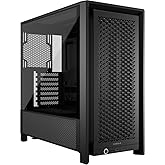 CORSAIR 4000D Frame Modular Mid-Tower ATX PC Case &ndash; High Airflow, InfiniRail&trade; Fan Mounting System, Dual 360mm Radiator Support, ASUS BTF, MSI Project Zero, Gigabyte Project Stealth &ndash; Black