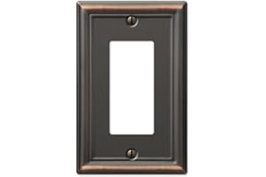 Amerelle 149RDB Chelsea Wallplate, 1 Rocker, Steel, Aged Bronze, 1-Pack