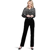 NYDJ Womens Straight Leg TrouserPants