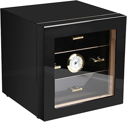 Amazon Com Vpabes Cigar Humidor Luxury Cedar Wood Cigar Box With
