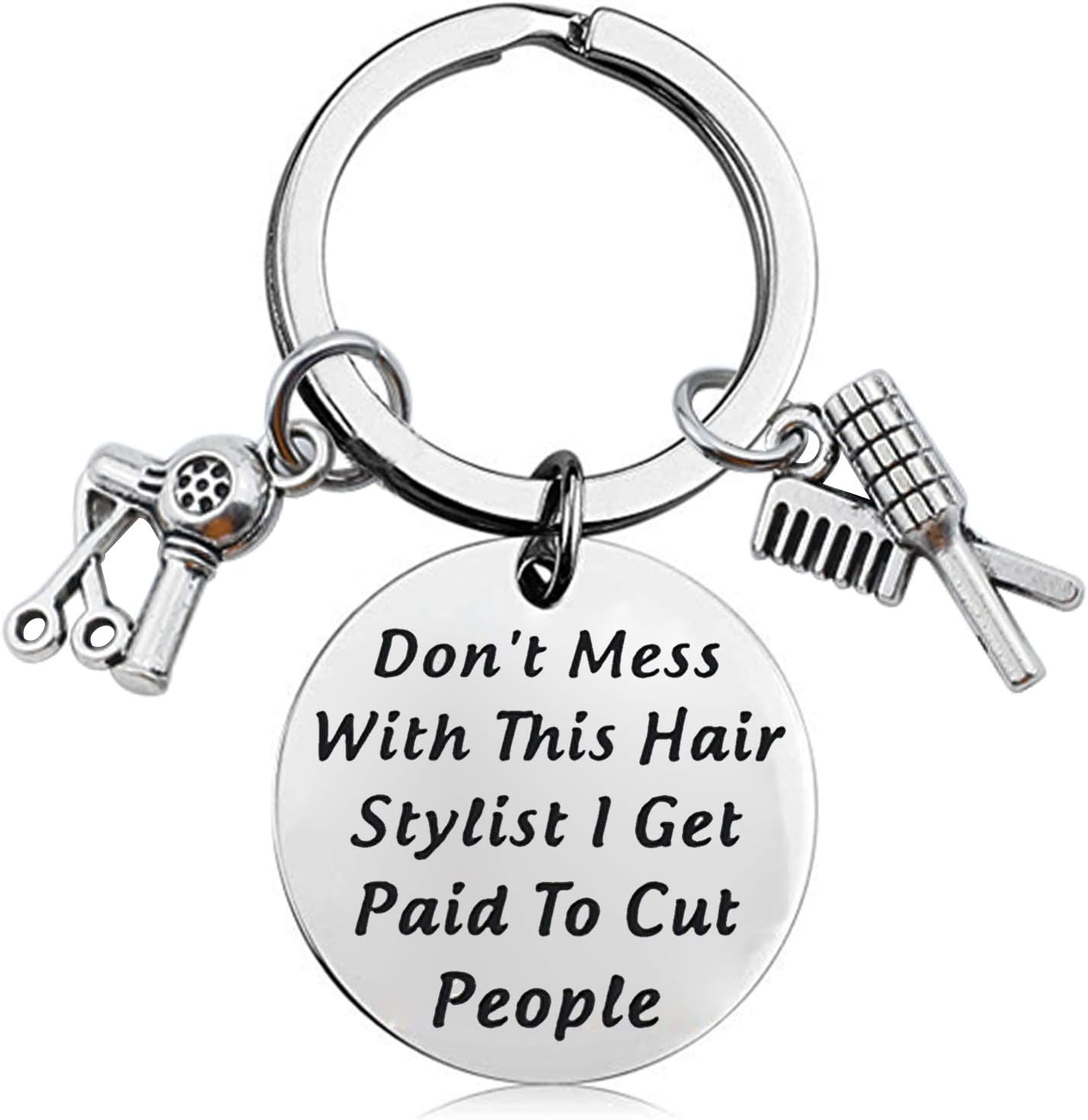 Hairstylist Gift Hairdresser Keychain Cosmetologist Gift Cosmetology
