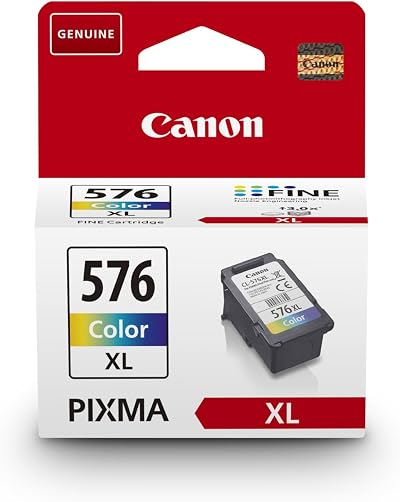 Canon CL-576XL Color Ink Cartridge Genuine Canon Ink 300 Page Yield