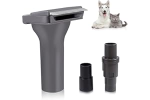 BOTZI Pet Hair Shedding Grooming Brush Vacuum Attachment For Shark Navigator NV Series,and 35-32mm Diameter Universal Adapter|Self-Cleaning Cat&Dog Groom Kit Tool Suitable For Short and Medium Haired Breed