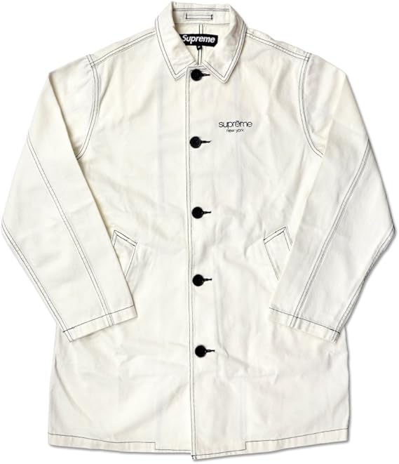 supreme washed work trench coat