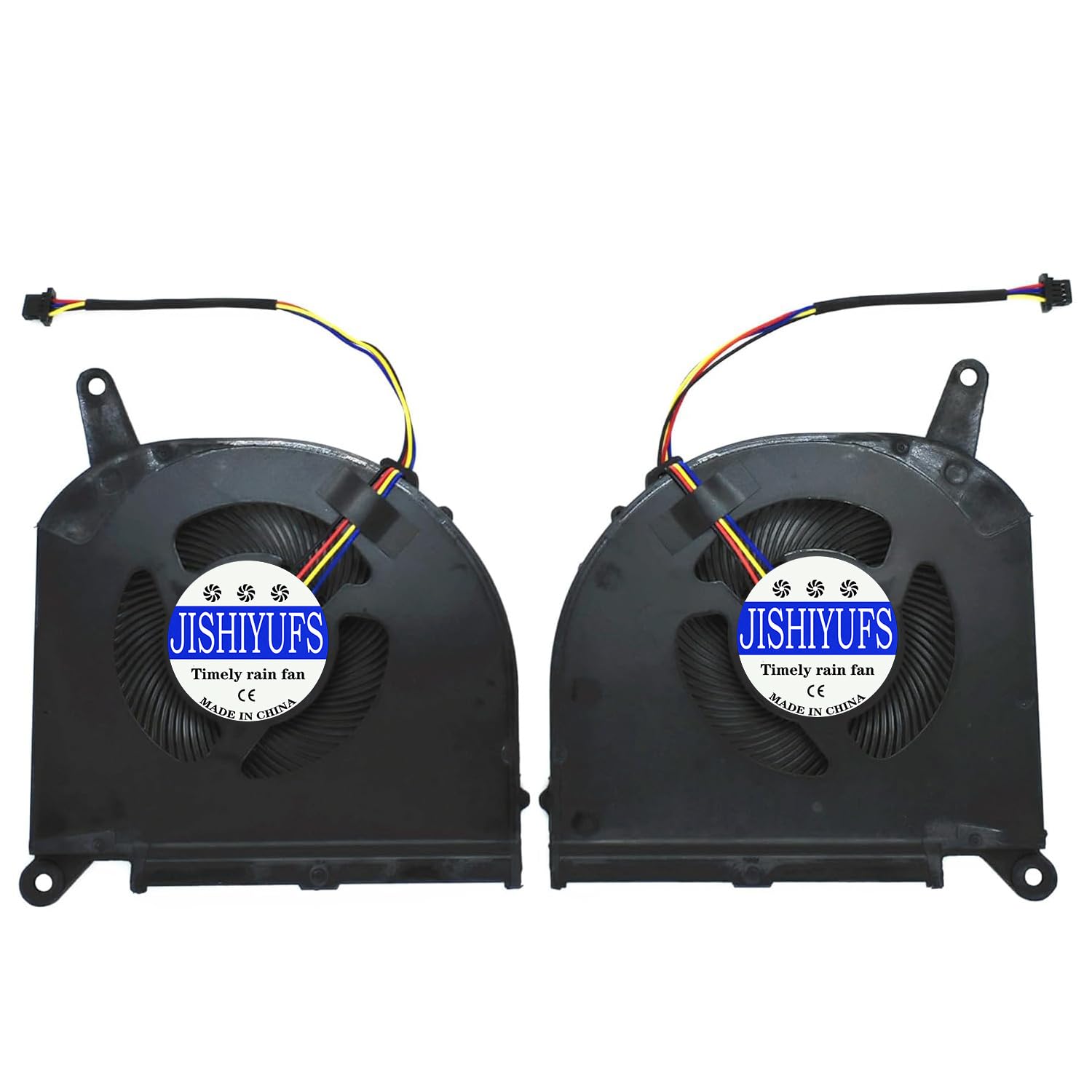 JISHIYUFS New CPU+GPU Cooling Fan for Gigabyte Aorus 15P 15G 17G KB SB WB XB YB YC KC XC RX5G RX7G AERO 15 OLED SA 17 HDR XA RP75XA RP77XA RP77XD PLB07010S12HH DC12V (0.8 cm)