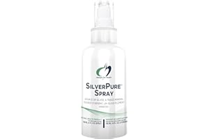 Designs for Health Silver Mouth Spray - Silvercillin Liquid Pure Silver with Purified Water, 15ppm Non-Toxic Form of Silver -