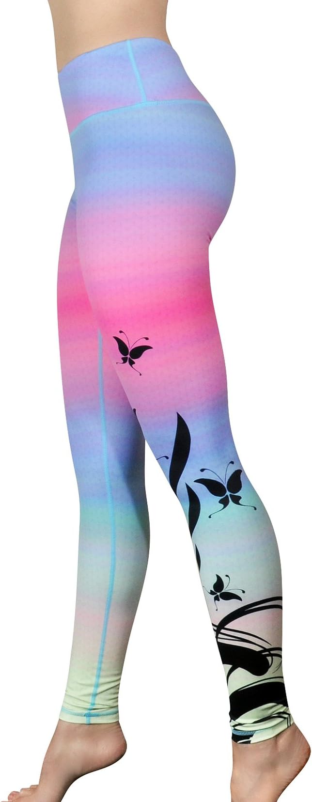 Comfy Yoga Pants โ Printed Yoga Leggings - Womenโs Athletic Leggings - Sport Workout Leggings