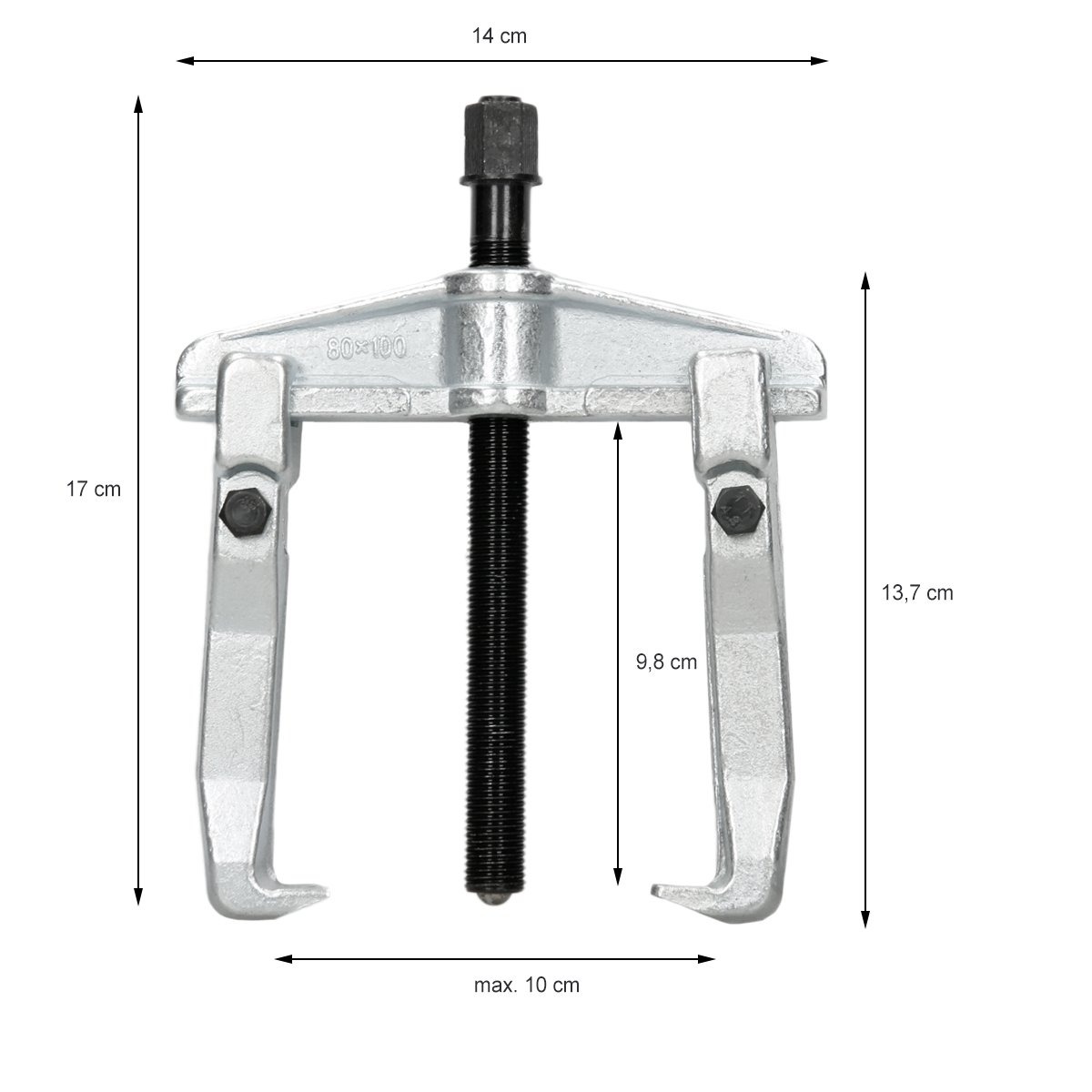 Estrattore Cuscinetti 2 Bracci 75mm - Attrezzo Meccanico Professionale - Foto 7