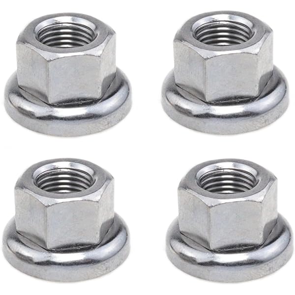 Axle Nut 2-Pack Heavy-Duty Bicycle Wheel S 3/8-26 Thread, Chrome