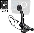 ChargerCity Dual USB Sirius XM Satellite Radio Car Truck Lighter Socket Mount w/Tilt Adjust & PowerConnect Cable Adapter for Onyx Plus EZR EZ Lynx Stratus Starmate Xpress (Vehicle Dock NOT Included)
