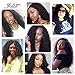 Jolia Hair 8A Virgin Brazilian Hair Weave 8 10 12inch Tight Curly Weft Hair Extensions Human Hair 3 Bundles Double Weft Natural Black no Shedding