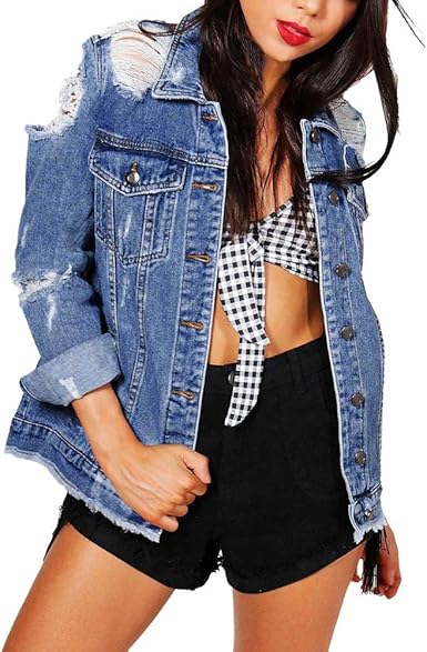 amazon oversized denim jacket