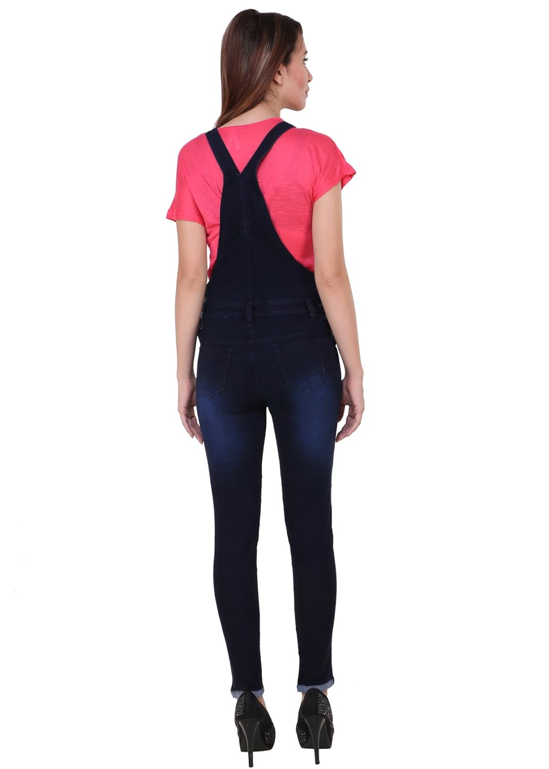 broadstar women's slim fit dungarees