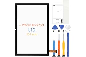 ARSSLY Digitizer for Pritom TronPad L10 10.1 inch Touch Screen Replacement for Pritom TronPad L10 Touchscreen Front Touch Glass Panel with Repair Tools (not LCD Display)