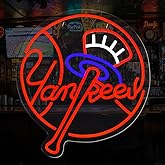 FATMOON Baseball Neon Sign for Wall Decor, Dimmable Team LED Neon Light for Fans Bedroom Man Cave Party Bar Birthday Gifts 5v USB Powered