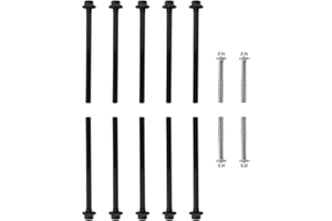 QLZOZB Cylinder Head Bolt Set Fits for Chevrolet Buick Pontiac Saturn GMC Oldsmobile 2.0L 2.2L 2.4L 2002-2010 ES72196