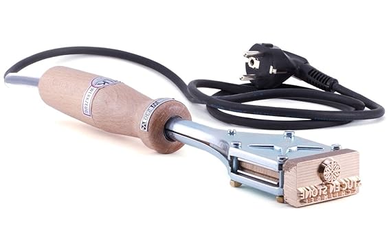 Individueller Brennstempel mit eignem Motiv, Oberfläche 50x25 mm, inkl. Gravur