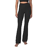 Sunzel Mini Flare Leggings for Women, High Waist Yoga Pants with Tummy Control, Casual Gym Workout Bootcut Leggings