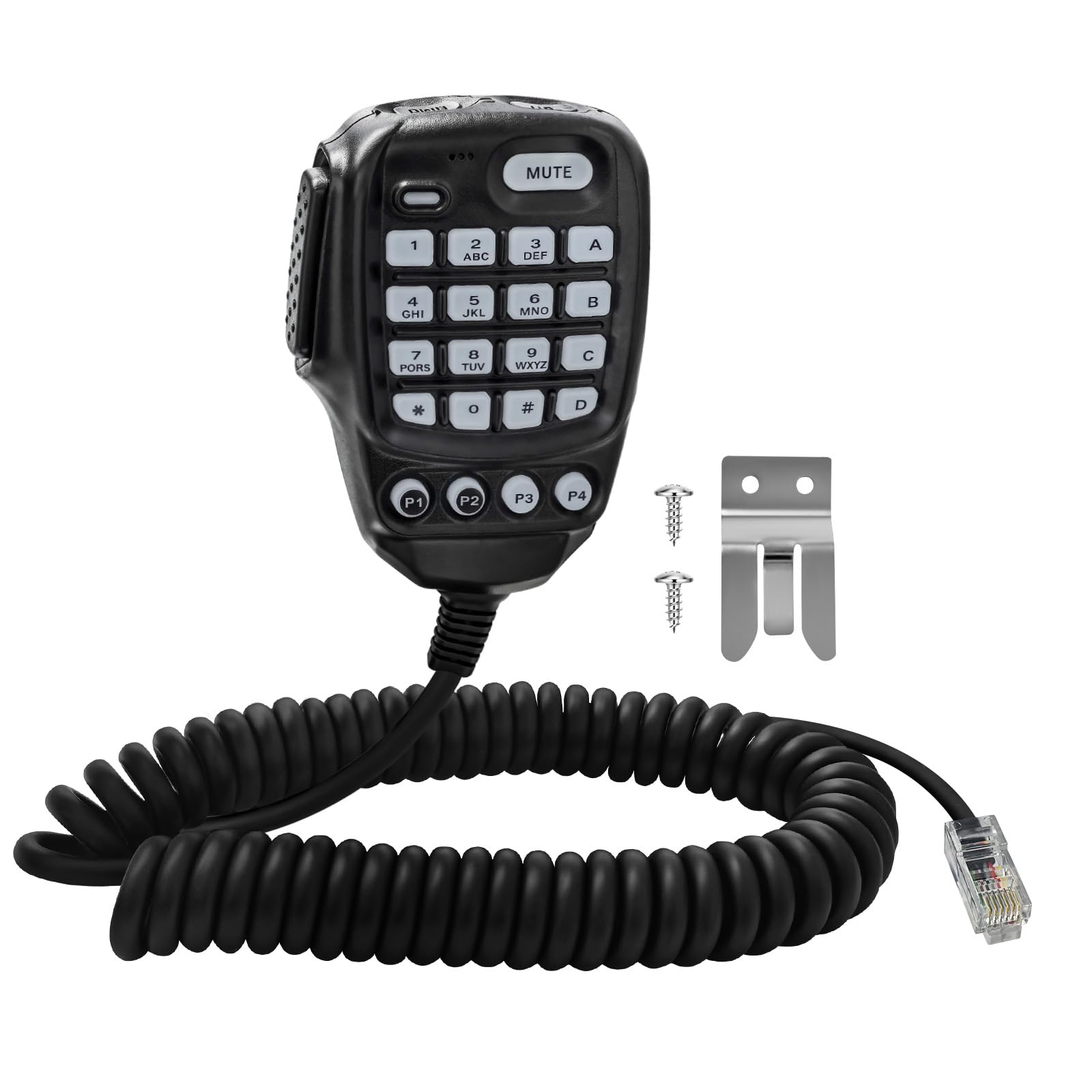 Photo 1 of SSM-85D Handheld Speaker Microphone Car Mic with DTMF Keypad and Reinforced Cable Fit for YAESU FTM-300DR FTM-200DE FTM-200DR FTM-300DE Walkie-Talkie
