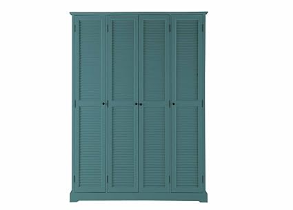 Aprodz Mango Wood Four Doors Multipurpose Storage Large Wardrobe