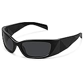 Fozono Retro Wrap Around Sunglasses for Women Trendy Y2k Vintage Sun Glasses UV Protection FZN827
