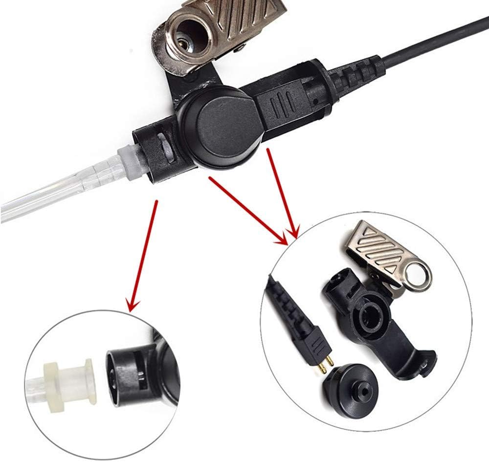 XPR3300e Earpiece for Motorola Radio XPR3500 XPR3500e XPR3000 XPR3300 with Mic PTT XPR 3300 3500 3300e 3500e Walkie Talkie Headset Security Acoustic Tube Surveillance Headphone-LeiMaxTe: GPS & Navigation