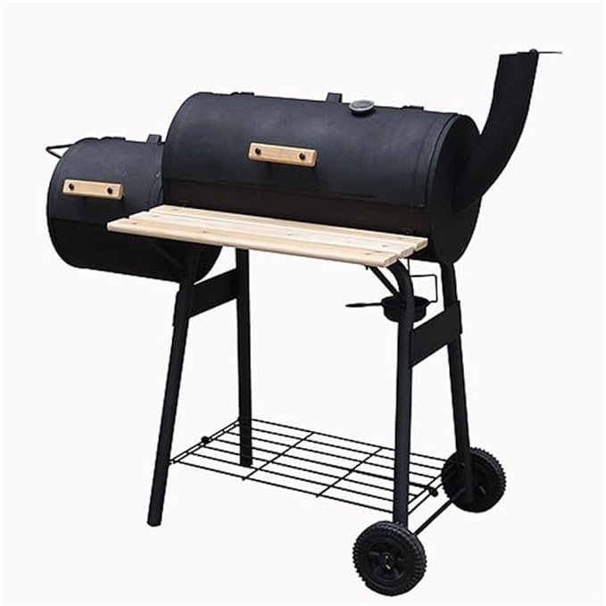 XL Smoker BBQ Grill Cart Charcoal Grill Barbecue BBQ Stand Smoker Oven