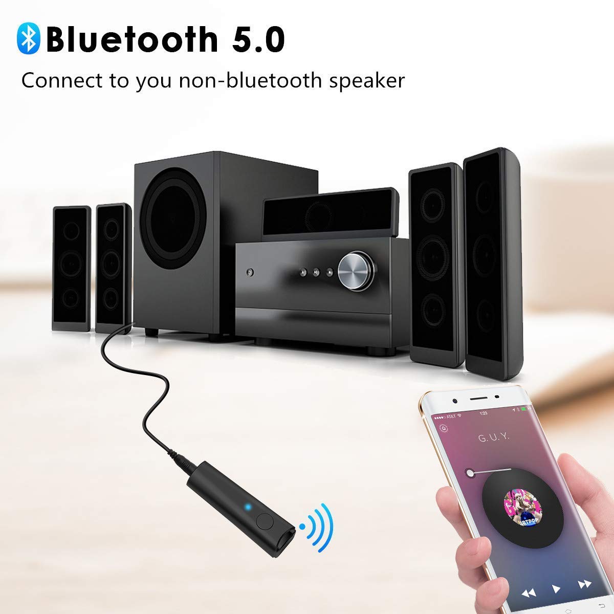 wireless car audio system