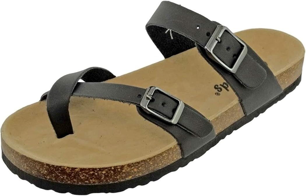 outwoods sandals rose gold