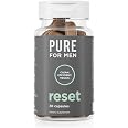 Pure for Men Reset Detox Colon Cleanse Supplement for Men (30 Capsules) | Promotes Digestive & Gut Health, Helps Remove Toxin
