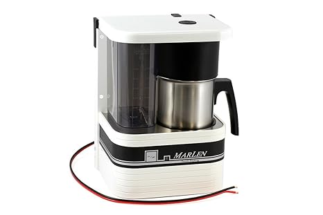 Kirk Electronic Kaffeemaschine Edelstahl 24V/500W weiß