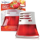 BRIGHT Air 900022CT Scented Oil Air Freshener Macintosh Apple and Cinnamon Red 2.5oz 6/Carton
