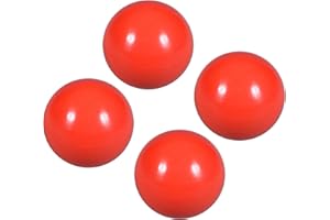 CoCud Thermoset Ball Knobs, M10 Female Thread 35mm Diameter, Plastic Metric Hand Screw Grip Red - (Applications: for Lathe Machinery Lever Handle), 4-Pieces
