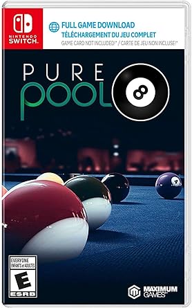 Amazon Com Pure Pool Nsw Game Download Code In Box Nintendo Switch Video Games