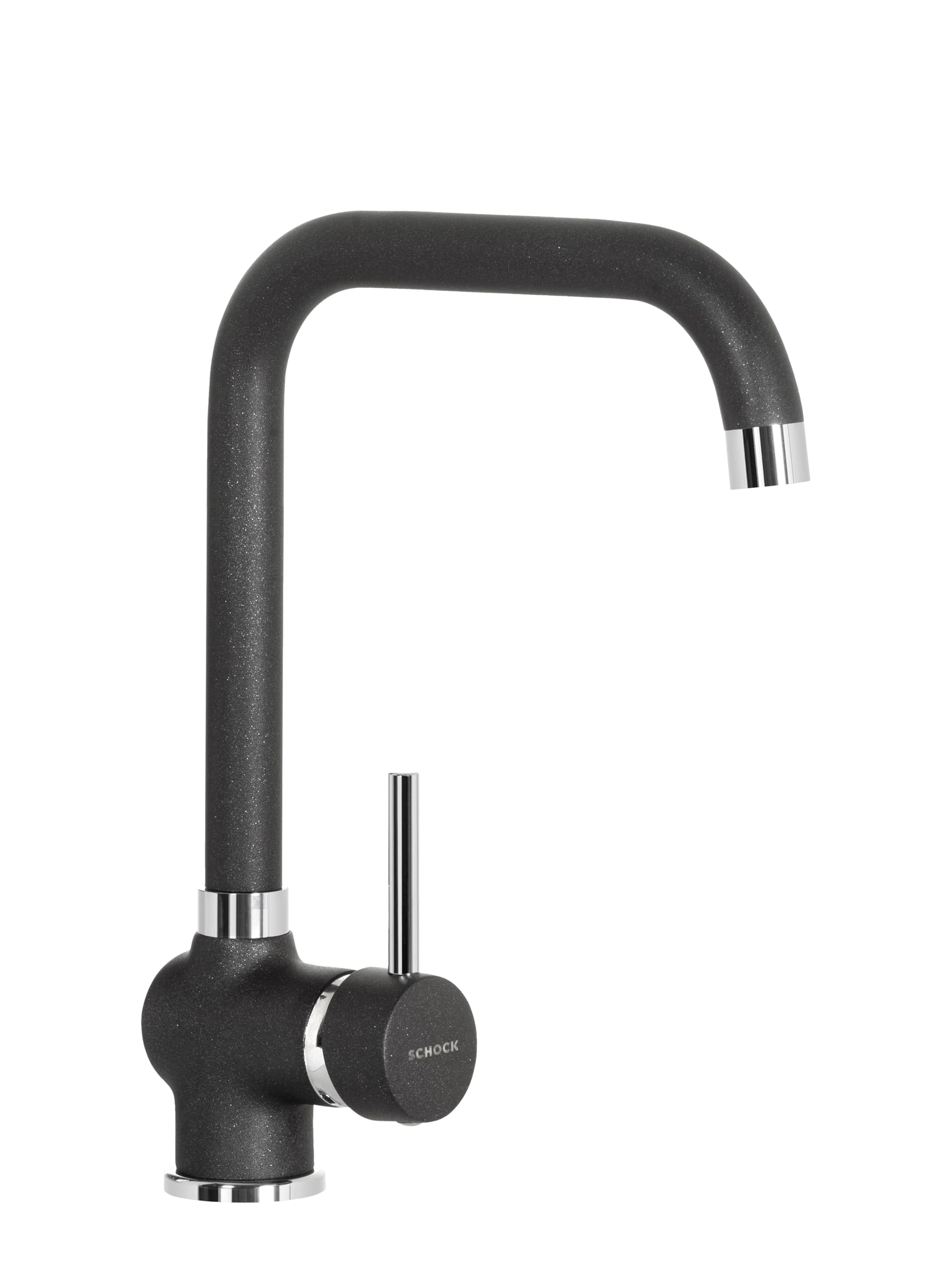 SCHOCK | Aquatime Single Lever Mixer with Bridge Spout, Anthracite Colour, h332 mm