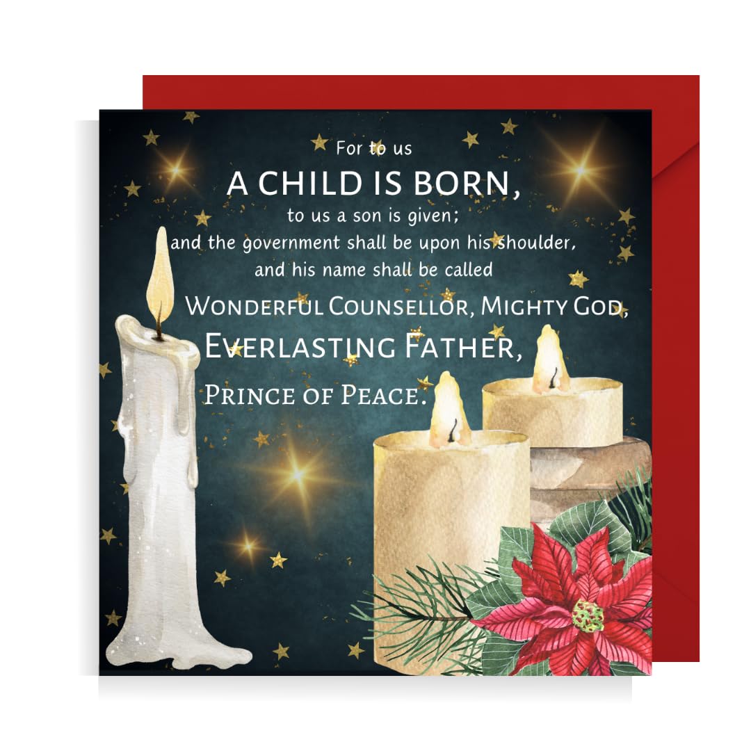Second Ave Child Is Born Pack of 10 Christmas Xmas Christian Religious Holiday Festive Greetings Cards