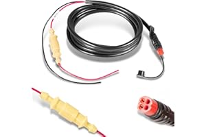 yourour 010-11678-10 Power Cable Compatible with Garmin Echo Series 100, 101, 150, 151, 151dv, 200, 201, 201dv, 300c, 301c, 3