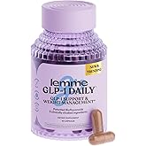 Lemme GLP-1 Daily, Clinically Studied Ingredients to Reduce Hunger & Cravings, Promote GLP-1 Production, Support Fat Loss and Weight Management, 1 Month Supply (60 Capsules)