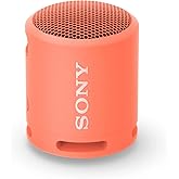 Sony SRS-XB13 EXTRA BASS Wireless Bluetooth Portable Lightweight Compact Travel Speaker, IP67 Waterproof & Durable for Outdoor, 16 Hour Battery, USB Type-C, Removable Strap, & Speakerphone, Coral Pink