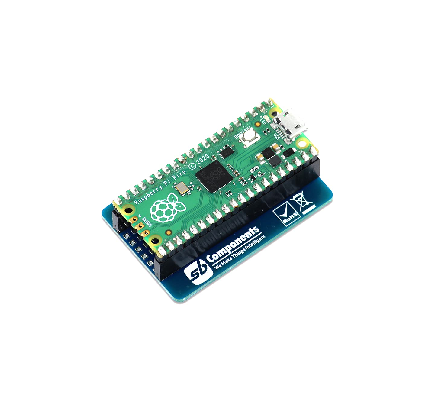 sb components Premium Raspberry Pi Pico Zero Expansion Board kit provides a secure, compact and long term safe house to your breadboard Project