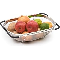 Scolapiatti per lavello da cucina, ovale, in plastica, colino Scolapiatti per lavello da cucina, ovale, in plastica, colino