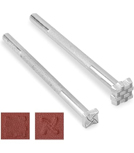 Tampon En Laiton Pour Estampage Sur Cuir - Outil Artisanat Cuir #433LR - Taille 15x6 Mm