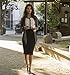Women's Below the Knee Pencil Skirt for Office Wear - Made in USA,Black,X-Large