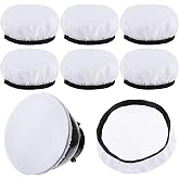 7"/18 CM Light Diffuser, 6 PCS Diffuser Lamp Sock Soft Cover Light Sock | Soft White Diffusers, Standard Cloth Diffusers, Softens The Light-Output, Lampshade Reflector, for Studio Strobe Reflectors