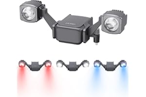 LKTOP Mavic 3 Enterprise Drone Spotlight for DJI Mavic 3T/Mavic 3E Strobe Light Accessories, 3000 Lumen 40W LED Anti-Collision Searchlight Night Flight Lighting Lamp for Search/Rescue/Patrol/Farm