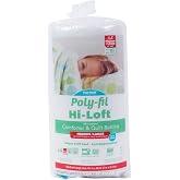 Fairfield Poly-Fil Hi-Loft, Premium Polyester Comforter &amp; Quilt-Batting for Medium and Large-Size Projects, Ideal for Quilting, 81" x 96"