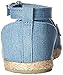 Carter's Girls' Brea Espadrille Mary Jane Flat, Blue, 5 M US Toddler