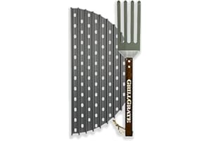 GRILL GRATE BRAND THE ORIGINAL RAISED RAIL DESIGN GET FIRED UP · WWW.GRILLGRATE.COM GrillGrate Half Moon Grill Grate for 22” Weber Kettle, Pit Barrel and Kamado Grills | Weber Grill Accessories | Premium Charcoal Grill Accessories | Hard Anodized Aluminum | 22” Grill Grate